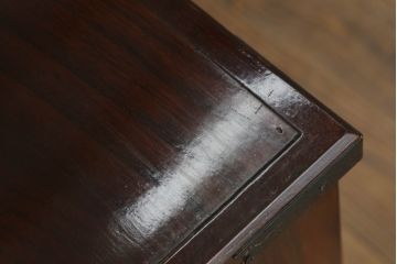 志太民芸家具のローボードをリペア&カスタム!元の色味を活かしつつ1トーン落ち着いた色に着色仕上げ。(サイドボード、和箪笥、収納箪笥、整理タンス、テレビ台、テレビボード、引き出し)