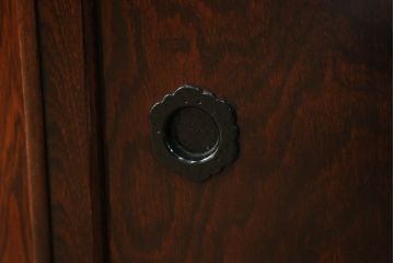 志太民芸家具のローボードをリペア&カスタム!元の色味を活かしつつ1トーン落ち着いた色に着色仕上げ。(サイドボード、和箪笥、収納箪笥、整理タンス、テレビ台、テレビボード、引き出し)