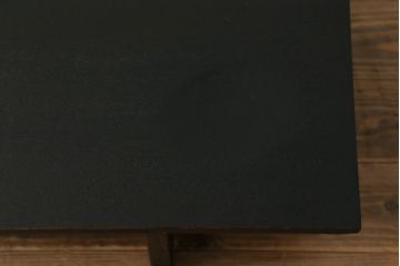 昭和中期の裁ち板をリペア&カスタム!濃い茶色で着色仕上げ。(ローテーブル、作業台、飾り台、陳列台)