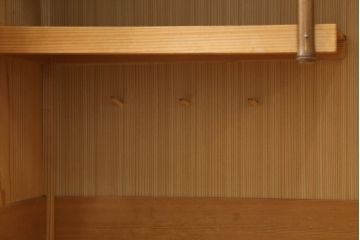置き水屋の見た目を変えずに綺麗にリペア!水受けにステンレス製のバットを設置。(置水屋、茶水屋、戸棚、茶棚、収納棚、網代引戸)