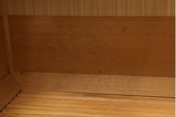 置き水屋の見た目を変えずに綺麗にリペア!水受けにステンレス製のバットを設置。(置水屋、茶水屋、戸棚、茶棚、収納棚、網代引戸)