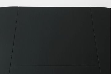 ハンス・オルセン(HANS OLSEN)デザインのダイニングテーブルとチェア4脚セットをリペア&カスタム!チェアの座面を張替え、木部をマットブラックでペイント仕上げ。(エクステンションテーブル、拡張式テーブル、4人掛け、ダイニングチェア、椅子、イス、いす、スタッキング、ヴィンテージ、北欧)
