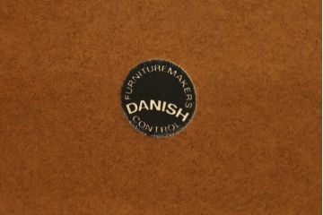 ハンス・オルセン(HANS OLSEN)デザインのダイニングテーブルとチェア4脚セットをリペア&カスタム!チェアの座面を張替え、木部をマットブラックでペイント仕上げ。(エクステンションテーブル、拡張式テーブル、4人掛け、ダイニングチェア、椅子、イス、いす、スタッキング、ヴィンテージ、北欧)