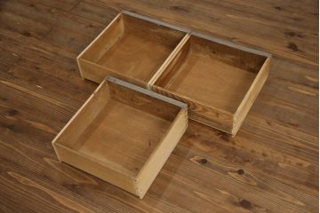 カウンターテーブルの見た目を変えずに綺麗にリペア!金具も現状の物を使用。元のペイントを活かして仕上げ。(作業台、デスク、在宅ワーク、在宅用レジ台、収納棚、店舗什器、オルタネイティブ品、改造品、引き出し)