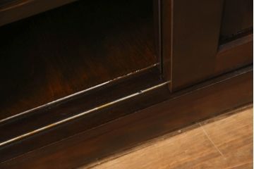 松本民芸家具の下駄箱をリペア&カスタム!高品質リペアを施し、棚板を追加、可動式に変更。(収納棚、戸棚、キャビネット)