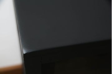 収納棚をリペア&カスタム!新たに可動式の棚板を製作。マットブラックでペイント仕上げ。(戸棚、サイドボード、サイドキャビネット、引き出し)