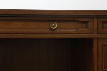 ドレクセルヘリテイジの両袖机をリペア&カスタム!4パーツに分割できるよう加工し、1トーン落ち着いた色味に着色仕上げ。(プレジデントデスク、ニーホールデスク、ワークデスク、オフィスデスク、在宅用、在宅ワーク用)