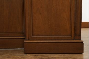 ドレクセルヘリテイジの両袖机をリペア&カスタム!4パーツに分割できるよう加工し、1トーン落ち着いた色味に着色仕上げ。(プレジデントデスク、ニーホールデスク、ワークデスク、オフィスデスク、在宅用、在宅ワーク用)