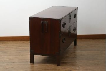 米沢箪笥をリペア&カスタム!台輪を取り外し、木製脚を取り付け。(和箪笥、収納箪笥、時代箪笥、引き出し、ローチェスト)