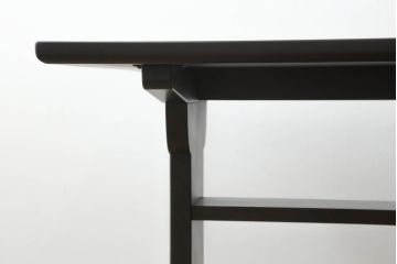 松本民芸家具のダイニングテーブルをリペア&カスタム!1トーン落ち着いた色味に着色し、クリア塗装仕上げに。(作業台、ビンテージ、ヴィンテージ、2人掛け、食卓)