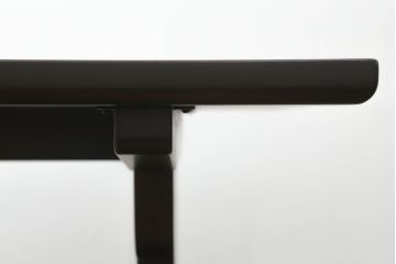 松本民芸家具のダイニングテーブルをリペア&カスタム!1トーン落ち着いた色味に着色し、クリア塗装仕上げに。(作業台、ビンテージ、ヴィンテージ、2人掛け、食卓)