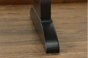 松本民芸家具のダイニングテーブルをリペア&カスタム!1トーン落ち着いた色味に着色し、クリア塗装仕上げに。(作業台、ビンテージ、ヴィンテージ、2人掛け、食卓)