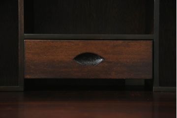 ライティングビューローをリペア&カスタム!仕切りを取り外し、背面に配線用の穴あけ加工。(簿記机、ワークデスク、在宅用、在宅ワーク用、引き出し、サイドチェスト)