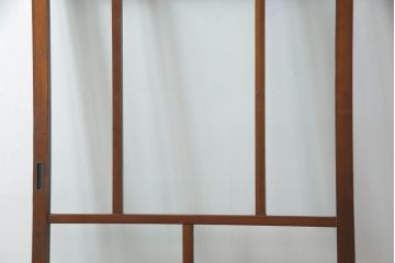 ガラス戸をリペア&カスタム!設置場所に合わせてリサイズ。(引き戸、建具)