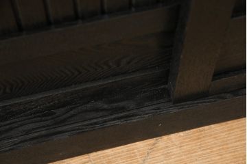 水屋箪笥をリペア&カスタム!全体を剥離し、黒色で再着色。(収納箪笥、重ね箪笥、食器棚、収納棚)