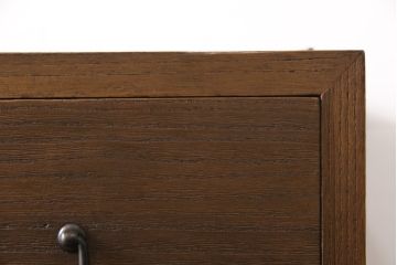 総桐箪笥をリペア&カスタム!高品質リペアを施し、濃い茶系で着色仕上げ。(桐たんす、総桐たんす、時代箪笥、衣装タンス、チェスト、引き出し、和箪笥)