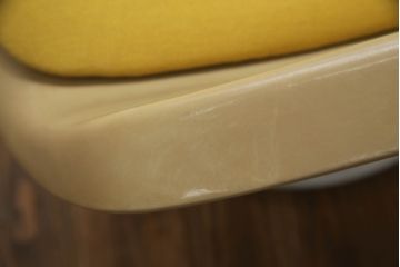 ラウンジチェアをリペア&カスタム!高品質リペアを施し、座面の生地を張替え。(イージーチェア、1人掛けソファ、椅子)