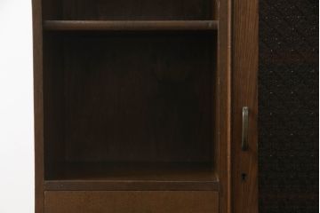 戸棚をリペア&カスタム!扉のガラスを模様入りのカラーガラスに変更。(収納棚、本箱、キャビネット、引き出し)