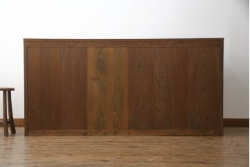 水屋箪笥をリペア&カスタム!高品質リペアを施し、高さをリサイズ。棚板と可動式トレーを製作。(食器棚、戸棚、収納棚、サイドボード、引き出し)
