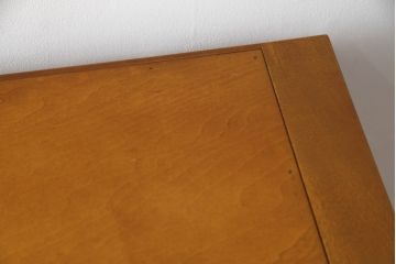 キャビネットをリペア&カスタム!高品質リペアを施し、ご希望の高さで台輪を取り付け。元の色味に合わせて着色仕上げ。(サイドボード、収納棚、戸棚、飾り棚)