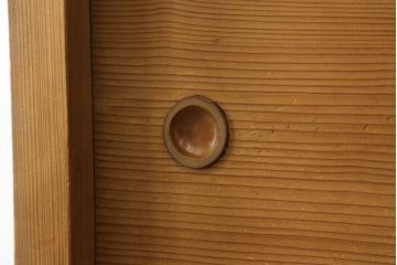 置き水屋の見た目を変えずに綺麗にリペア!着色やワックスは行わず、無垢の色合いのまま仕上げ。(置水屋、茶水屋、戸棚、茶棚、収納棚)