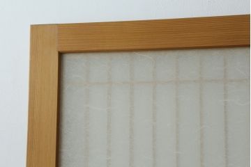 組子入りガラス帯戸をリペア&カスタム!設置場所に合わせて高さをリサイズ。(帯戸、引き戸、ガラス戸、建具)