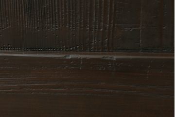 大正期の扉をリペア&カスタム!設置場所に合わせてリサイズ。マグネット式ラッチ金具を取り付け。濃い茶色で着色し仕上げ。(ドア、ガラスドア、片開きドア、木製ドア)