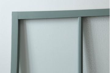 ガラス戸をリペア&カスタム!上部のガラスをアンティークゆらゆらガラスに交換。(引き戸、建具)