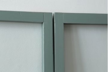 ガラス戸をリペア&カスタム!上部のガラスをアンティークゆらゆらガラスに交換。(引き戸、建具)