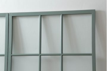 ガラス戸をリペア&カスタム!上部のガラスをアンティークゆらゆらガラスに交換。(引き戸、建具)