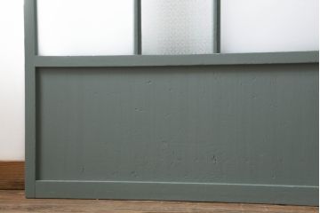 ガラス戸をリペア&カスタム!上部のガラスをアンティークゆらゆらガラスに交換。(引き戸、建具)