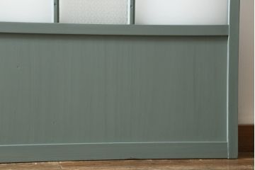 ガラス戸をリペア&カスタム!上部のガラスをアンティークゆらゆらガラスに交換。(引き戸、建具)