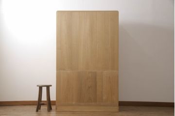 加茂総桐箪笥の見た目を変えずに綺麗にリペア!全体をクリーニング後、元の色を活かし蜜蝋クリアワックスにて仕上げ。(総桐たんす、衣装箪笥、整理タンス、胴厚)