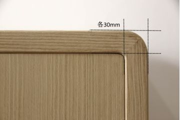 加茂桐箪笥の見た目を変えずに綺麗にリペア!砥の粉は落とさず、汚れやシミのみ綺麗になるよう仕上げ。(胴厚、桐たんす、着物箪笥、和タンス)