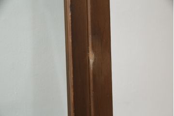 昭和初期の障子戸2枚をリペア&カスタム!金具は交換し、障子もプラスチック障子へ張り替え。全体を元の色味に合わせて着色して仕上げ。(建具、引き戸、ガラス戸)