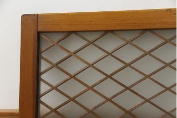 組子欄間の見た目を変えずに綺麗にリペア!現状をベースに着色仕上げ。(明り取り、明かり取り)