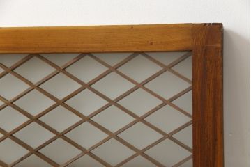 組子欄間の見た目を変えずに綺麗にリペア!現状をベースに着色仕上げ。(明り取り、明かり取り)