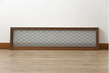 組子欄間の見た目を変えずに綺麗にリペア!現状をベースに着色仕上げ。(明り取り、明かり取り)