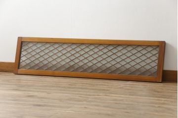 組子欄間の見た目を変えずに綺麗にリペア!現状をベースに着色仕上げ。(明り取り、明かり取り)