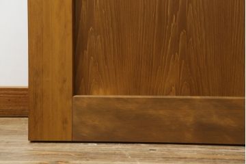ステンドグラスをリペア&カスタム!当店のステンドグラスを使用し、ご希望のサイズ・色味にてドアを製作。(扉、建具)